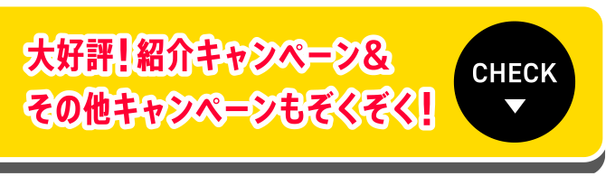 大好評！紹介キャンペーン&その他キャンペーンもぞくぞく！