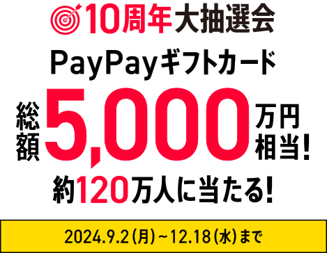 10周年大抽選会