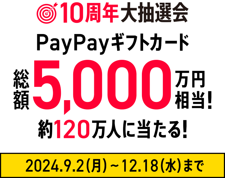 10周年大抽選会